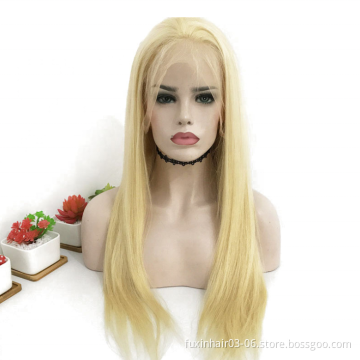 Mink Brazilian Hair 150 Density Human Hair Full Lace Wig 360 Lace Frontal Wig Blonde Body Wave 360 Wigs